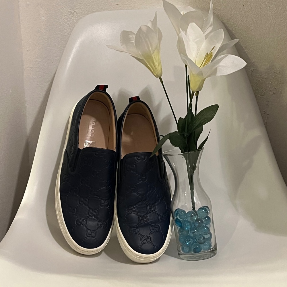 GUCCI Guccissima Dublin Slip On Sneakers - Picture 9 of 11